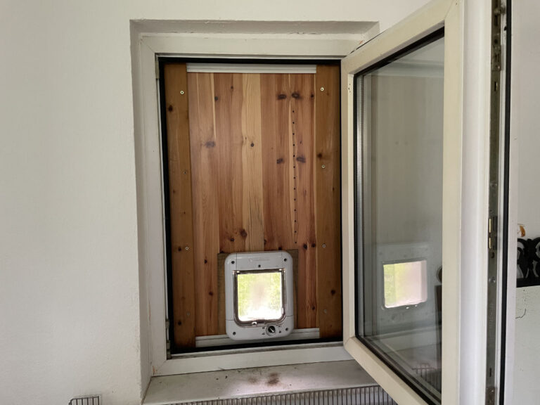 Katzenklappe In Terrassentr Einbauen